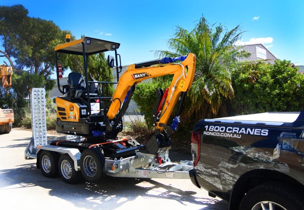 RONCO plant and equipment take delivery of a fleet of Sany Excavators